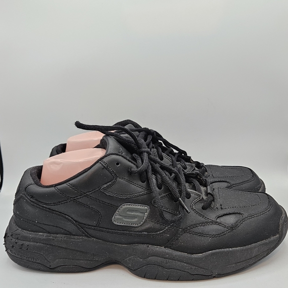 Sketchers  slip resistant  leather work shoes size 11.5 - Picture 4 of 15